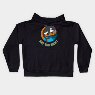 Eat the Rich Orca Kids Hoodie